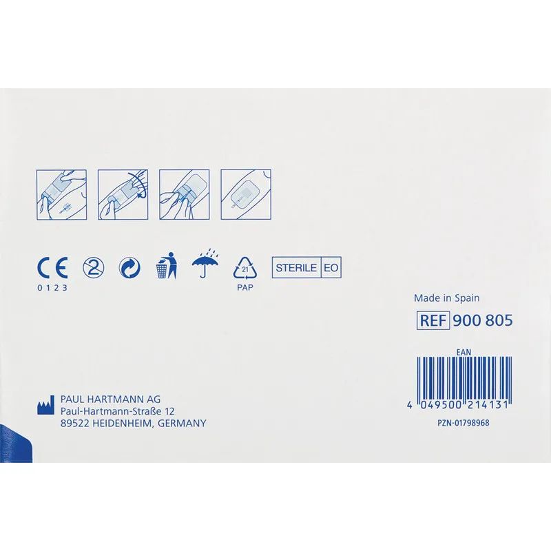 Повязка д/фикс.катет. 8х6см  50шт. COSMOPOR I.V. 9008054