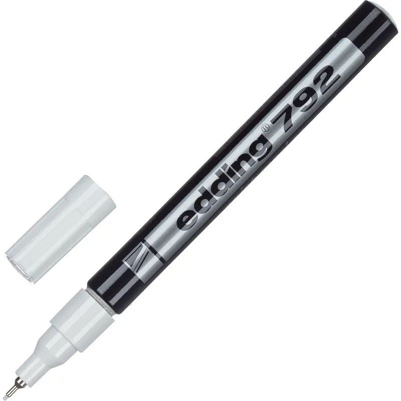 Маркер лаковый EDDING E-792/49 белый 0,8мм, пласт. корп