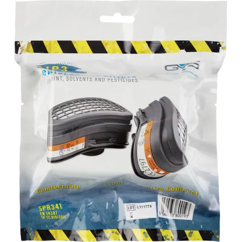 Фильтр противогазовый ELIPSE марка A1P3 2 шт/уп