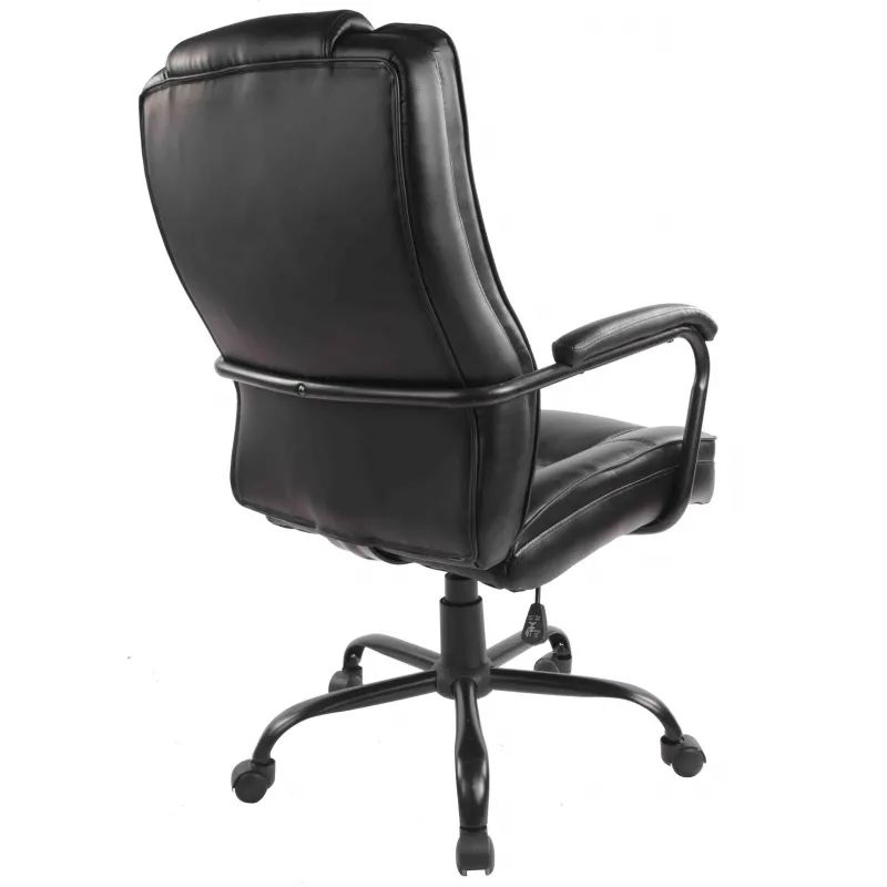 Кресло BN_Dp_EChair-584 TR рецикл.кожа черный, металл черный