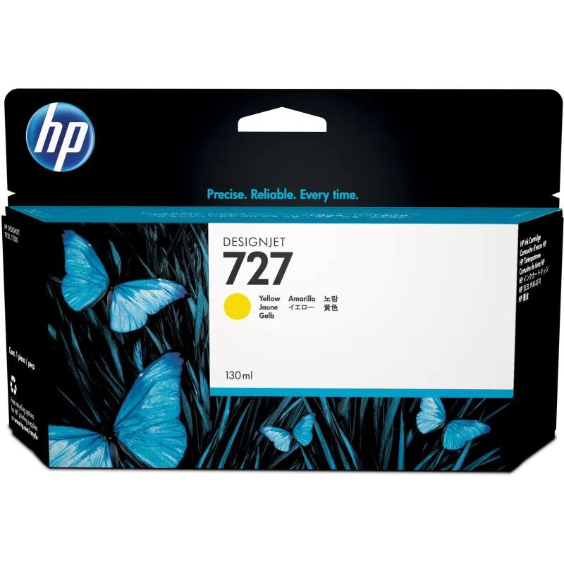Картридж струйный HP 727 B3P21A жел. для Т920/Т1500
