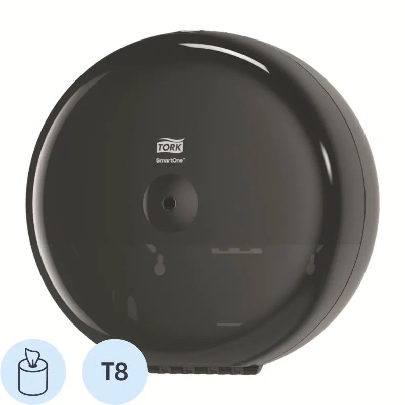 Диспенсер для туалетной бумаги Tork SmartOne T8 в рул 680008 черный