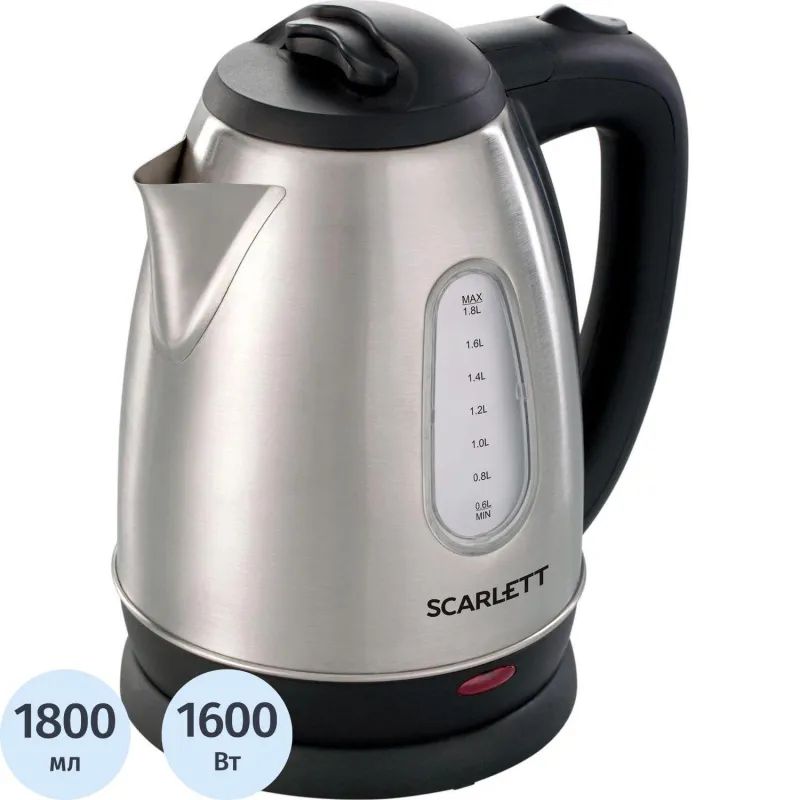 Чайник Scarlett  SC - EK21S20, 1600Вт, 1.8л