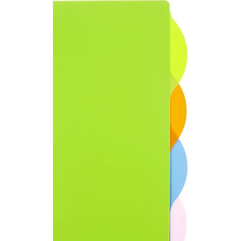 Разделитель листов А4+ 5л., полукруг, Attache Selection