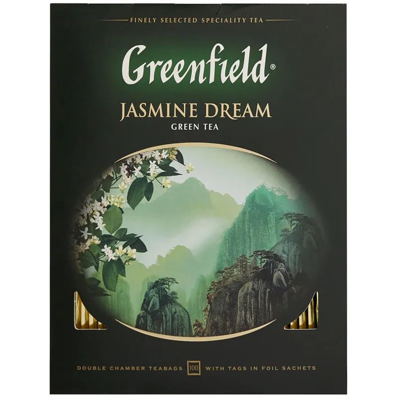 Чай Greenfield Jasmin Dream зеленый,100пак/уп 0586-09 Т