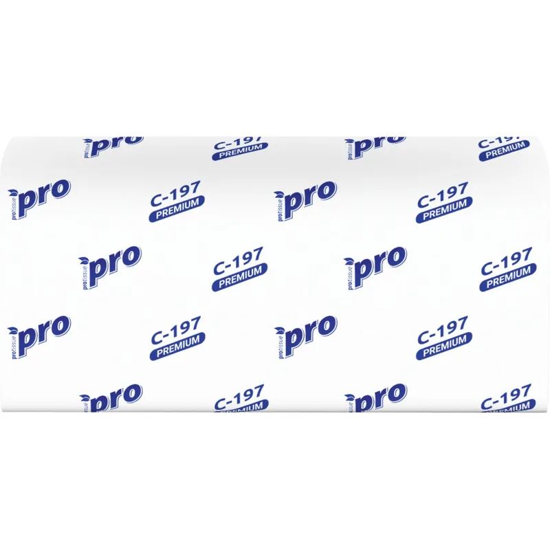 Полотенца бумажные д/держ.PRO 2сл 200л/пач 20пач/кор V-слож.C197
