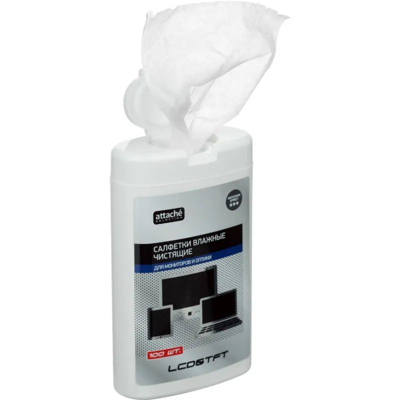 Салфетки д/экранов Luscan, малая туба, 100 шт, 90х115