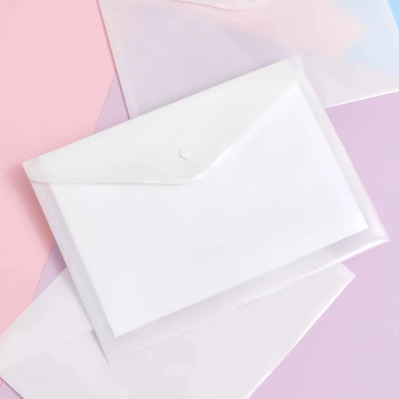 Папка-конверт на кнопке КНК 180 матовый 10шт/уп