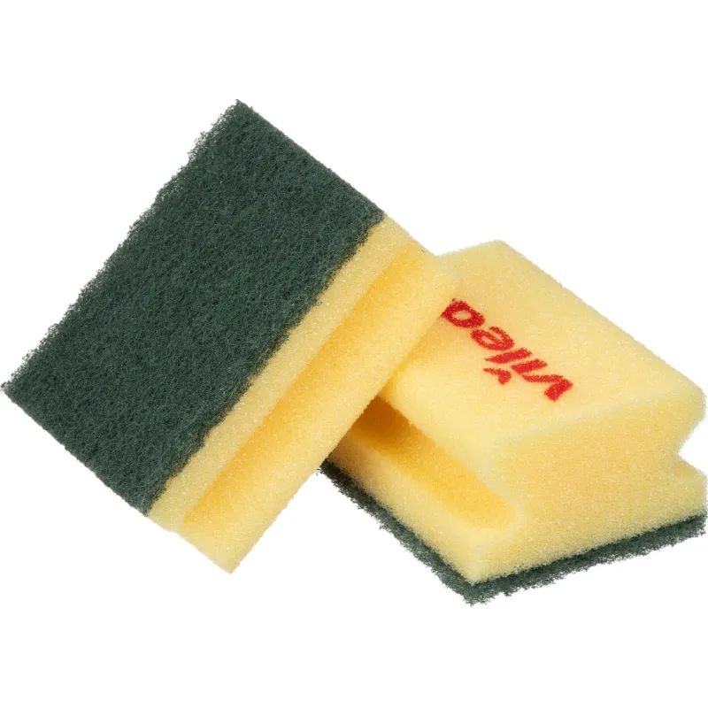 Губки абразивная Vileda средней жесткости 9,5x, 10 шт.125604