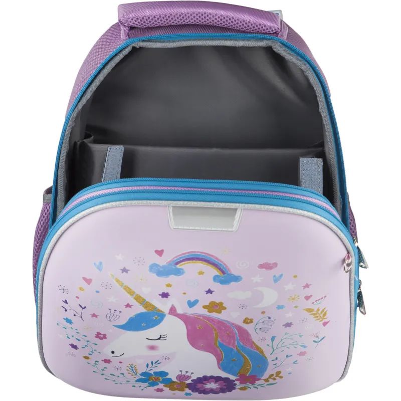 Ранец Basic Единорог, 2 отд., эргоном. спинка, экокожа