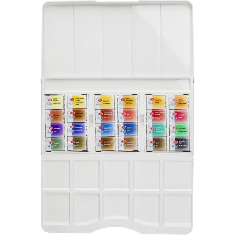 Краски акварельные Санкт-Петербург 24 шт х2,5 мл, 1942017