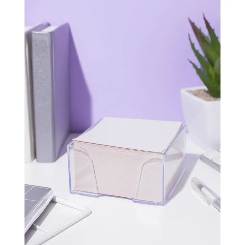 Блок для записей в подставке ATTACHE ЭКОНОМ в стакане 9х9х5 белый