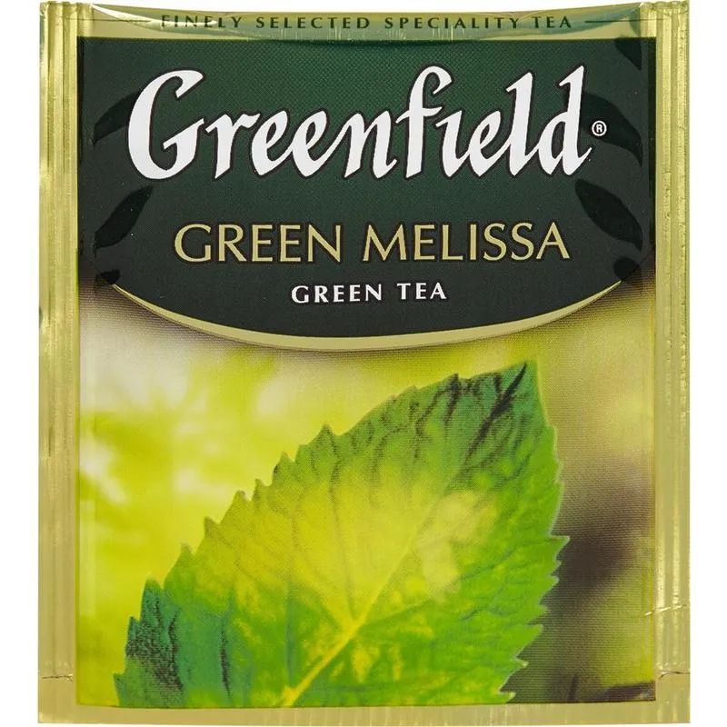 Чай Greenfield Green Melissa зеленый фольгир.100пак/уп 0879-09 Т