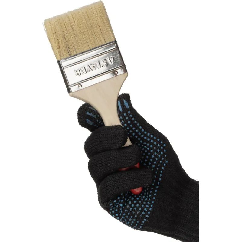 Кисть плоская 3&quot;/75 мм, натур.щетина STAYER 0101-075