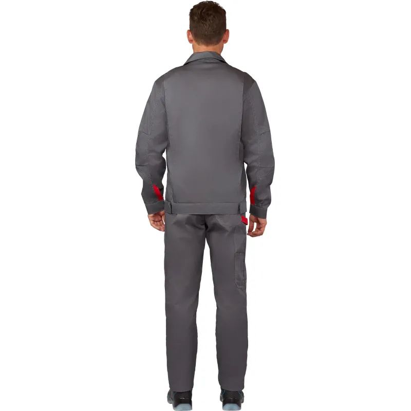 Костюм рабочий летний муж л10-КПК т-сер/св-сер(р.64-66) 182-188 (серия Л)