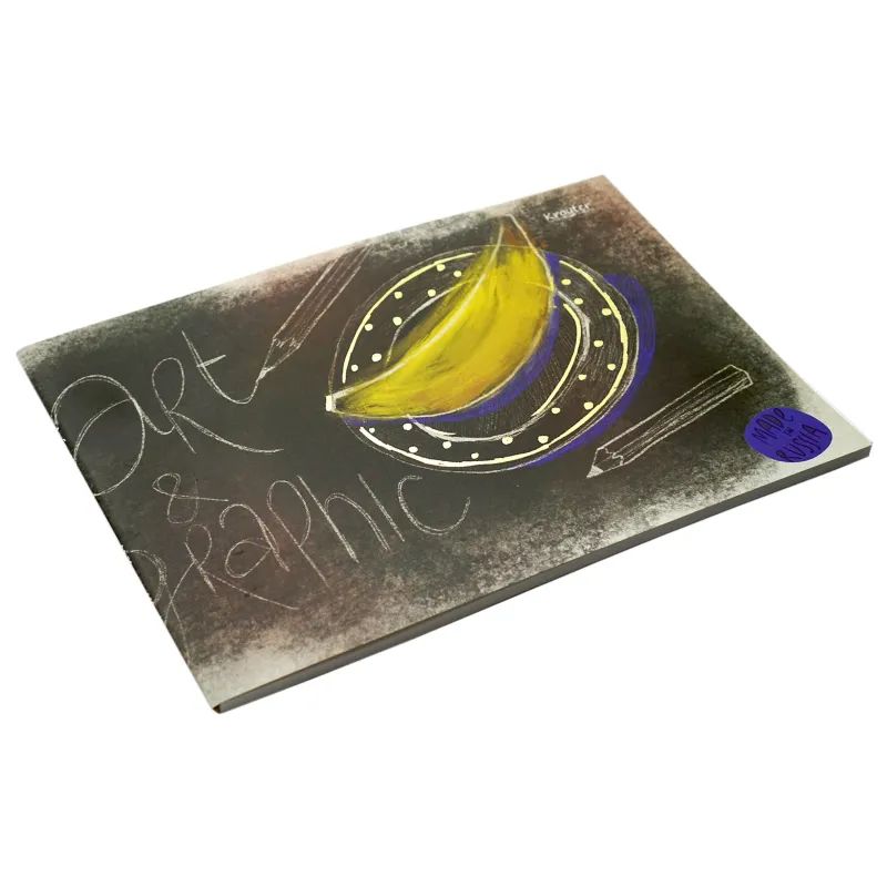 Альбом для рисования Kroyter 30л А4,склейка,блок 160гр  Арт 00030