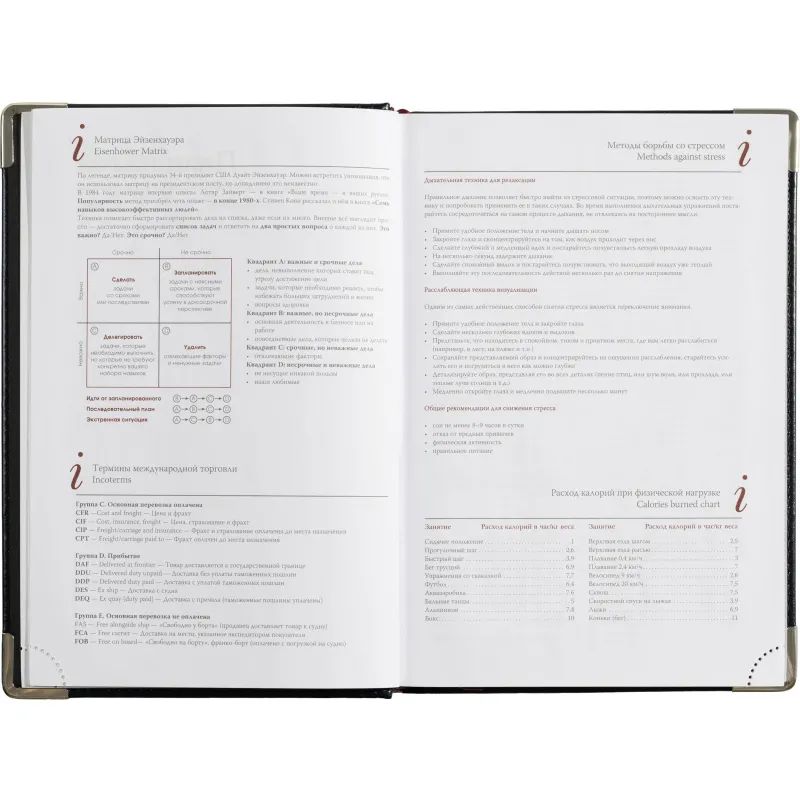 Ежедневник полудатированный А5+, 208л, BOSS темно-синий 3-404/272