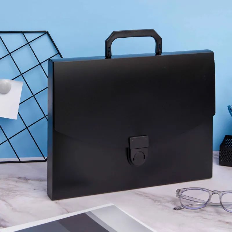 Папка-портфель пласт. ATTACHE A4/06 30мм черный