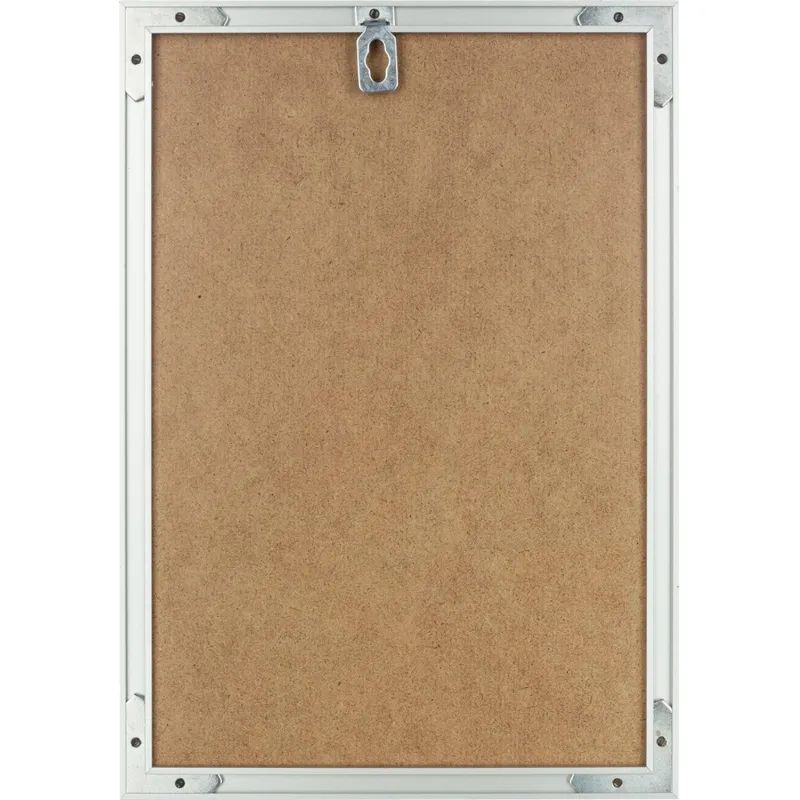 Рамка А4 21x30 см Комус/ATTACHE металлический багет 9мм серебристая