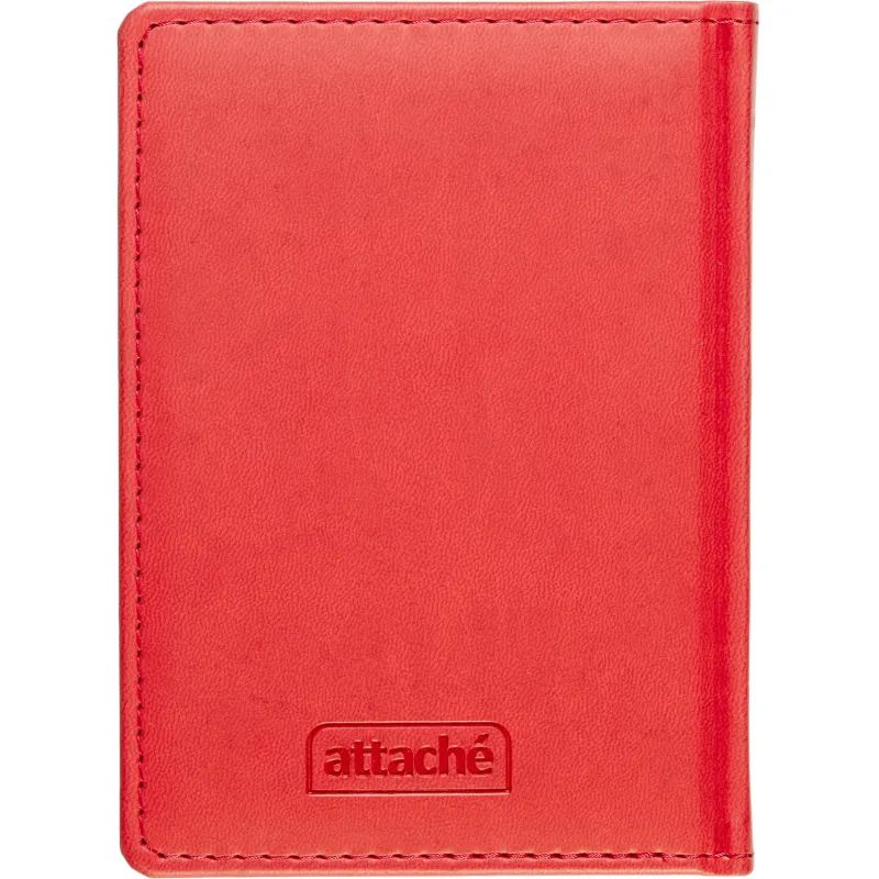 Ежедневник недатированный красный,А6,110х155мм,176л,ATTACHE Сиам