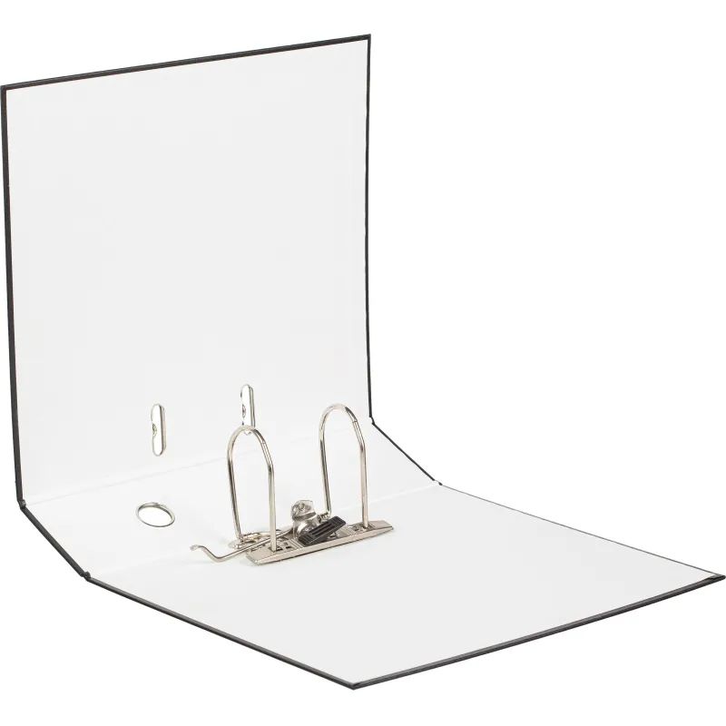 Папка-регистратор ,80 мм Элементари ,черн Экономи,б/мет угол,ПБП1,карм.кор