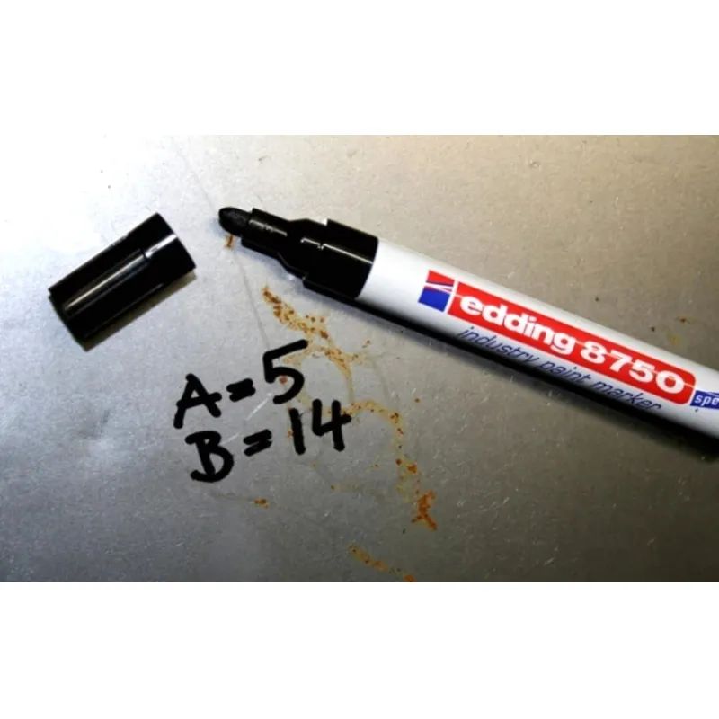 Маркер для промышленной графики EDDING E-8750/3 синий 2-4мм