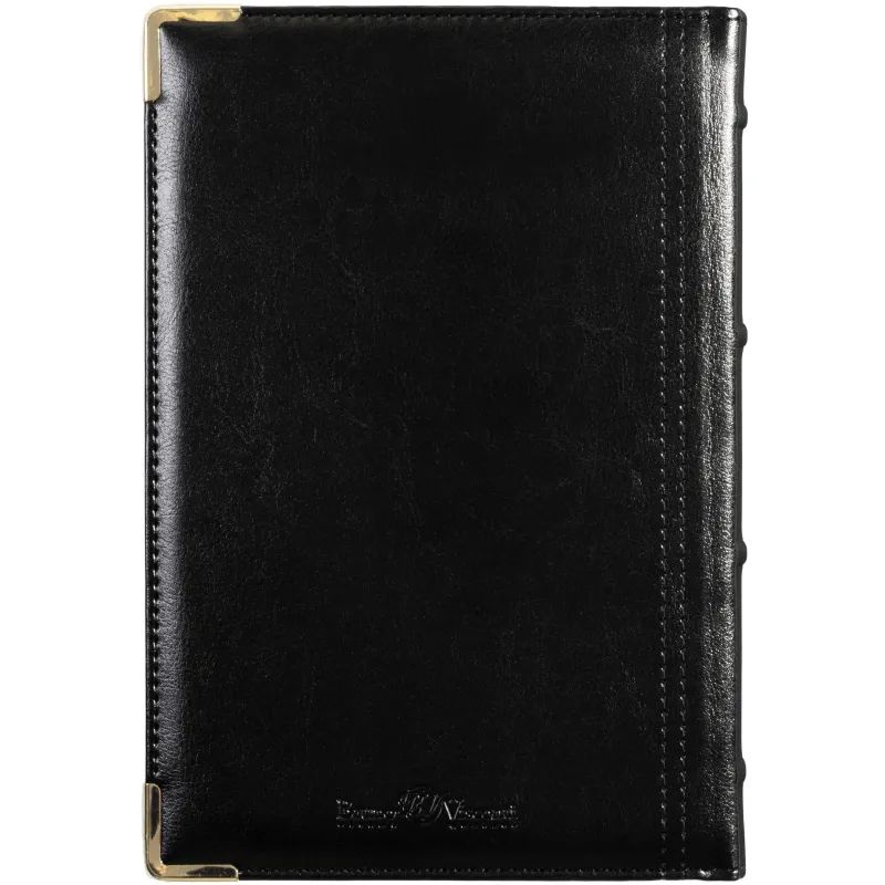 Ежедневник полудатированный А5+, 208л, BOSS черный 3-404/267