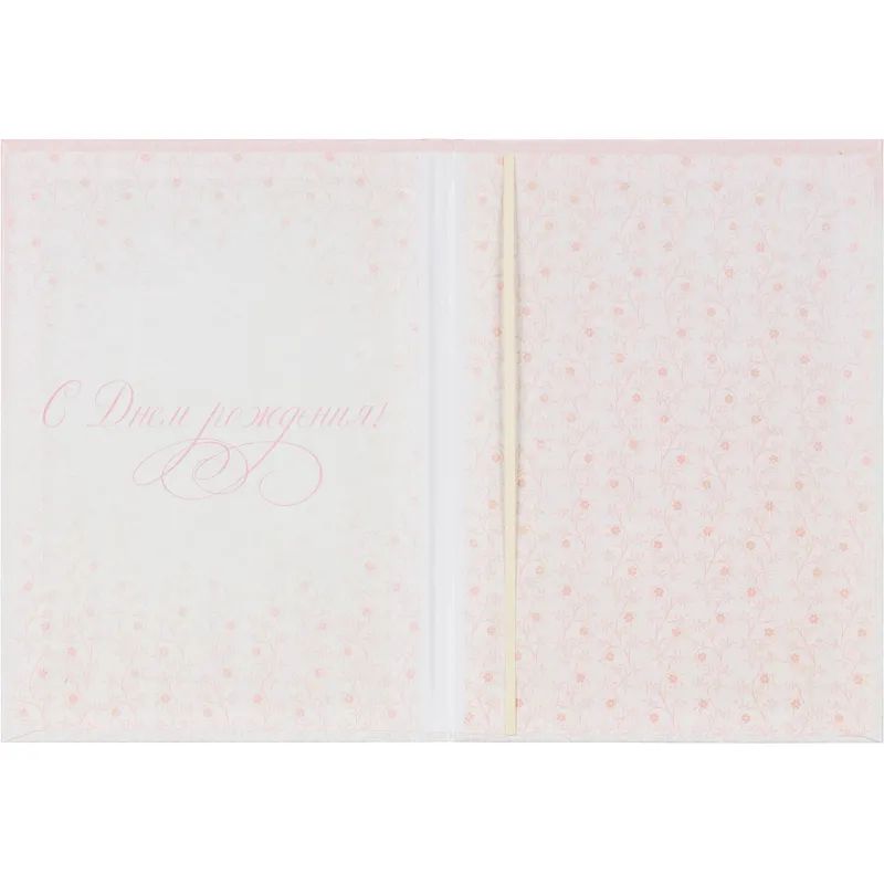 Папка адресная с Днем рождения