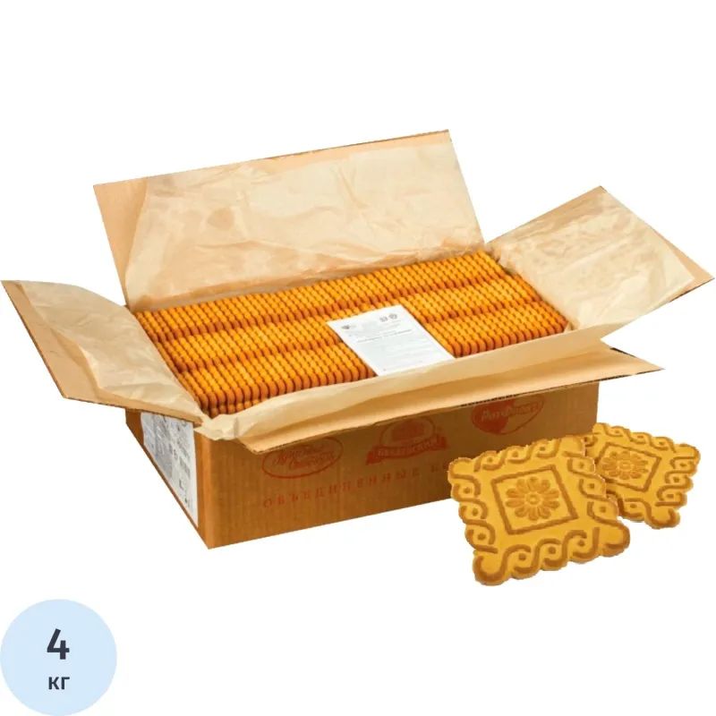 Печенье Любимое со вкусом сливок, 4 кг