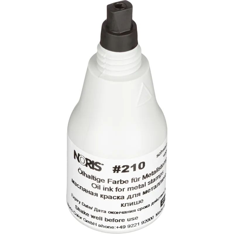 Краска штемпельная спец. 210А, черн.масл.осн. д/автонум.с мет.клише 25мл Ге