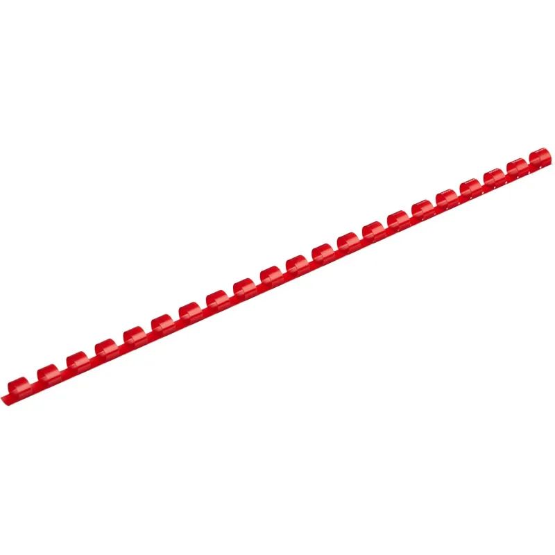 Пружины для переплета пластиковые Promega office 8мм красные 100шт/уп.