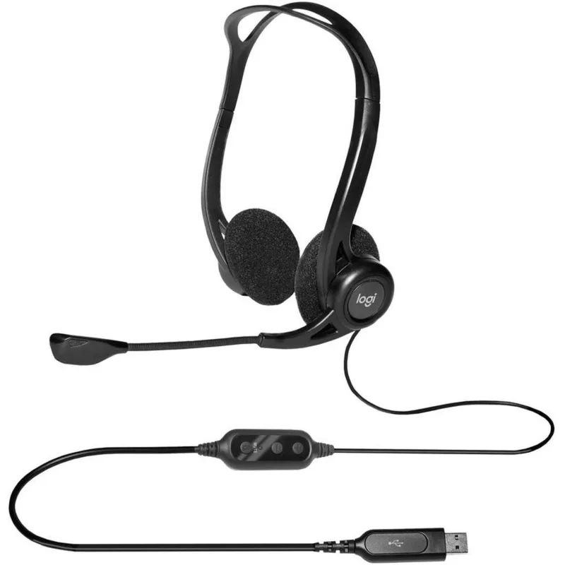 Гарнитура Logitech Headset PC 960, Stereo, OEM, USB, [981-000100]
