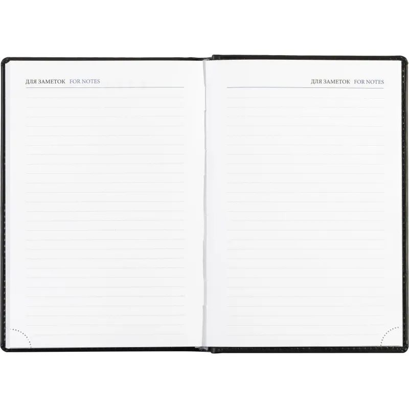 Ежедневник недатированный черный,А5,148х218мм,176л,ATTACHE ВИВА