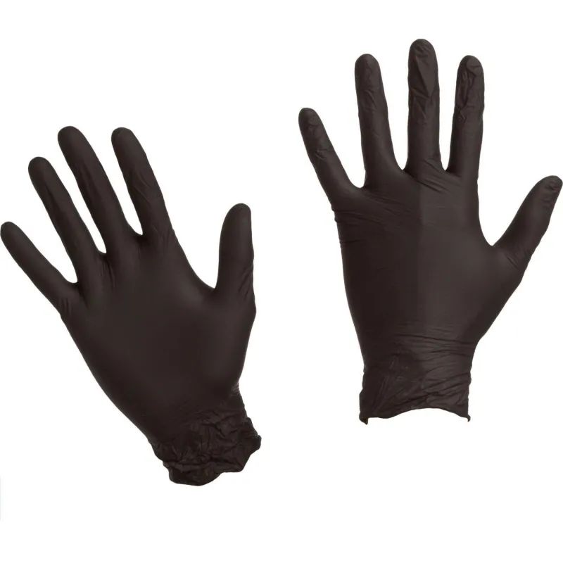 Перчатки однораз. PACLAN нитрил неопудренные черные 407780 р.M 50шт/уп,ПС