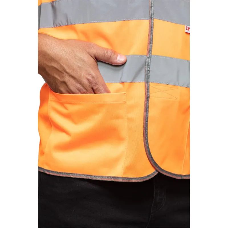Жилет сигнальный Тип8Т, цв.оранж.(р.ХХL/56-58)