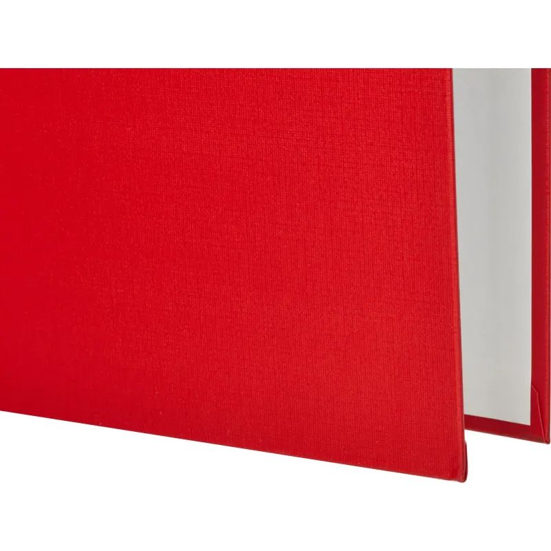 Папка-регистратор ECONOMY ,б/мет.уг,50мм,красн,ПБП1,карм.кор