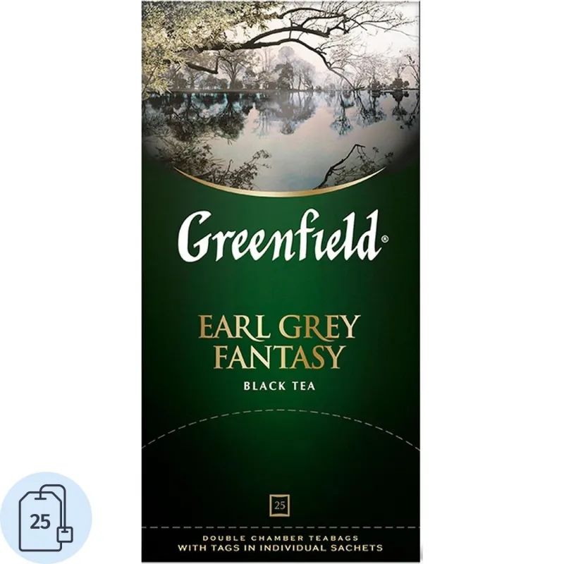 Чай Greenfield Earl Grey Fantasy черный фольгир.25пак/уп 0427-10