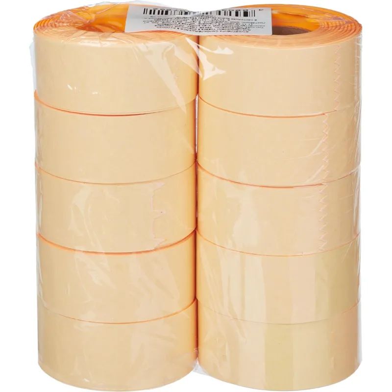 Этикет-лента 29х28оранжевая пр 700 шт/рул10рул/уп