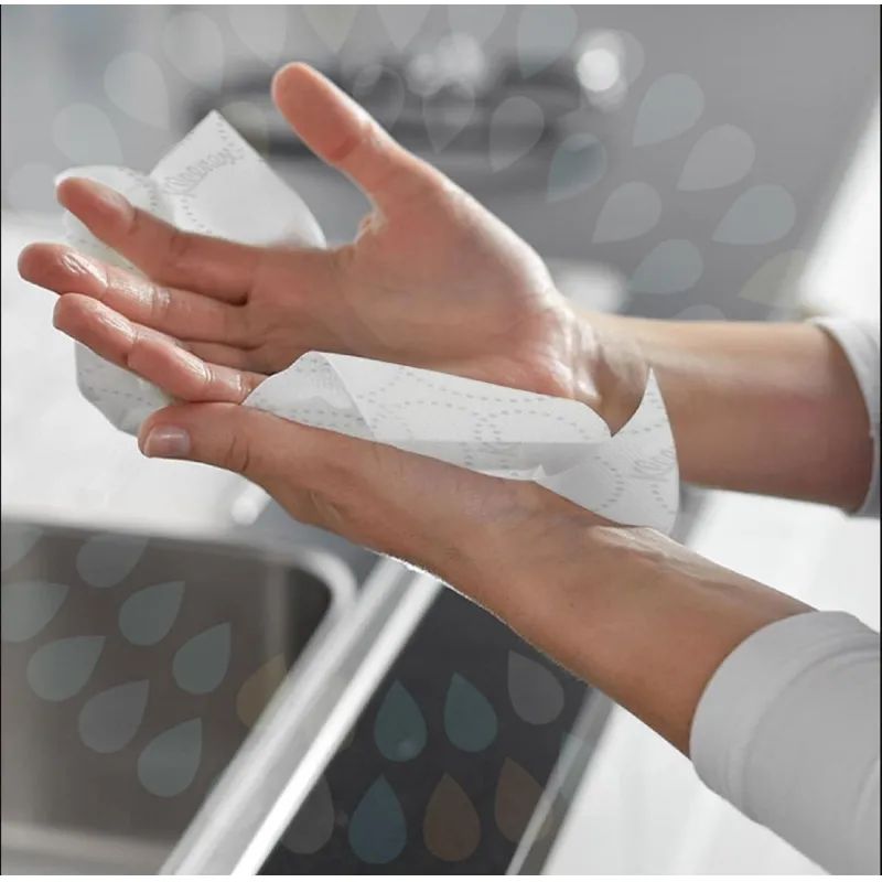 Полотенца бумажные д/дисп KK Kleenex Interfold 2сл бел 186 лист 15 пач.6789