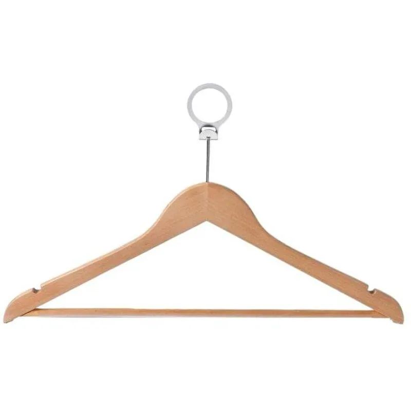 Вешалка-плечики WW_Attache CU3014/LH001-ANTI дер,пер,к/хр,антив,р48-50 нат