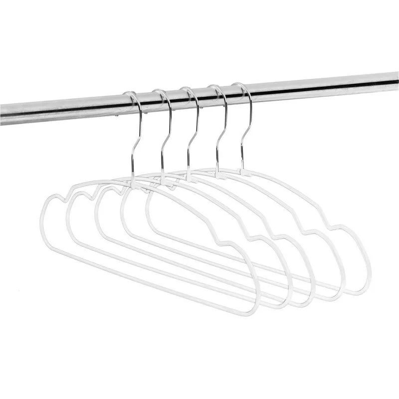 Вешалка-плечики WW_Attache MHT002/MHP049 мет,прям,пок.ПВХ,р48-50 чер УП 5шт