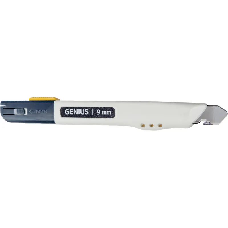 Нож канцелярский 9мм Attache Selection Genius,,фиксатор,дляправш./левш.