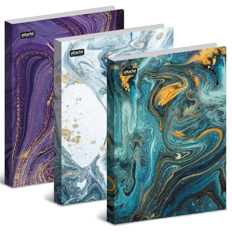 Скоросшиватель пластиковый с пруж.мех. Attache Selection, Fluid, фиолетов