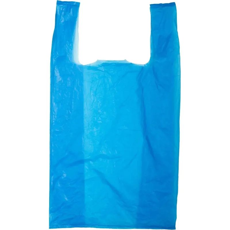 Пакет-майка ПНД 38+20х68 25мкм цветной 100шт./уп.