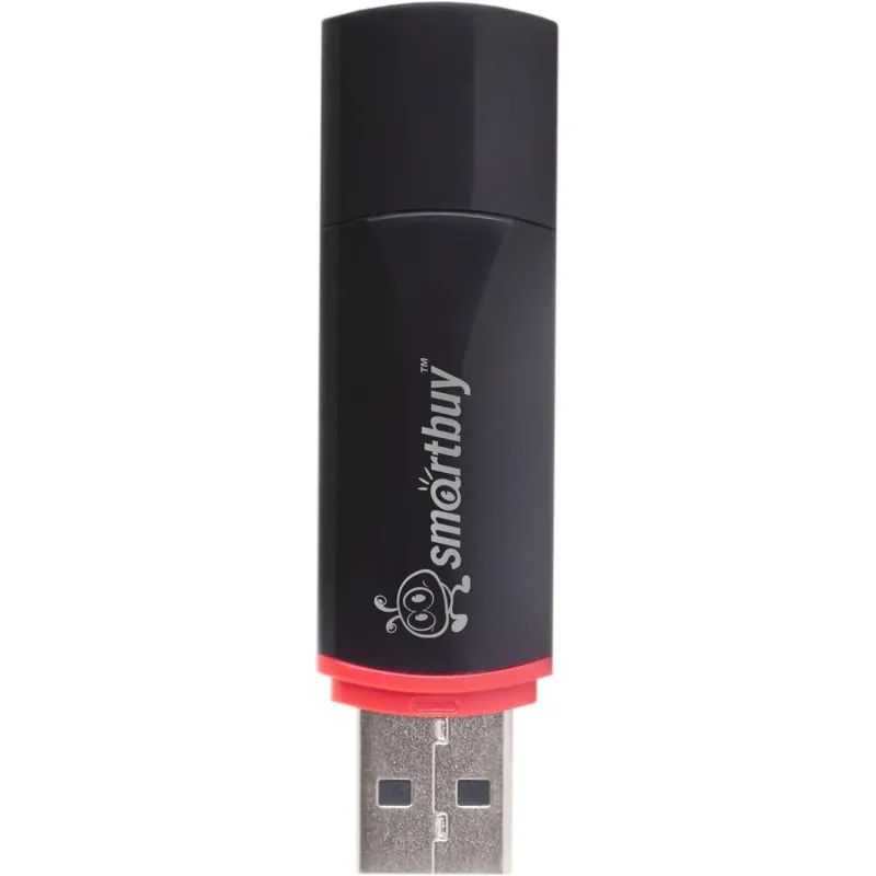 Флеш-память Smartbuy Crown, 64Gb, USB 2.0, чер, SB64GBCRW-K