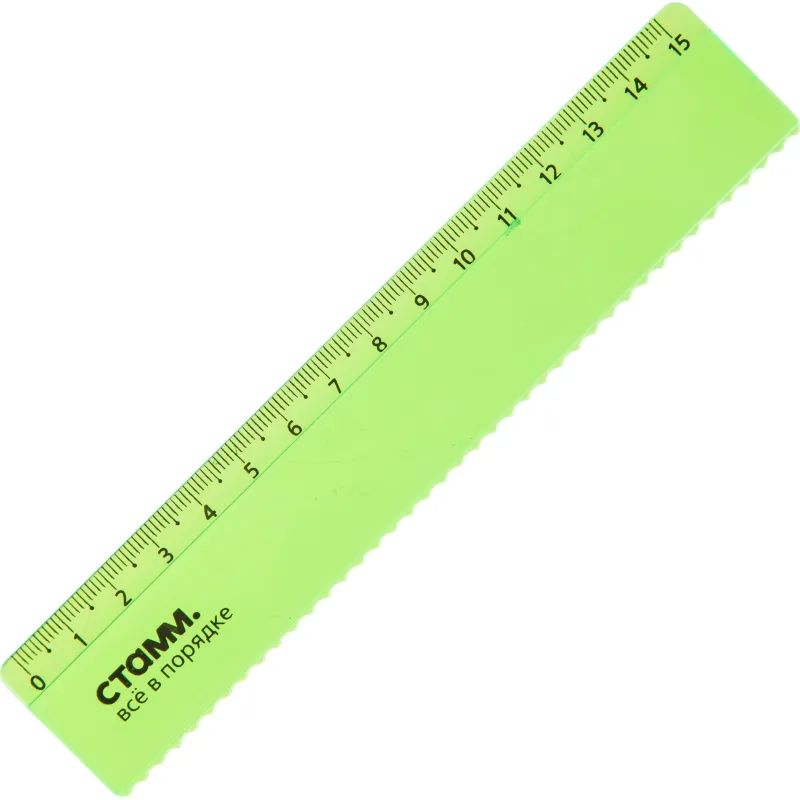Линейка 15см с волнистым краем NEON Cristal ЛН174