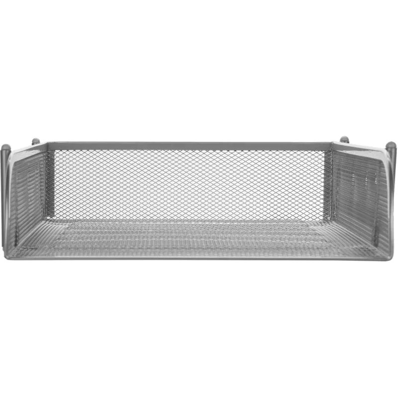 Лоток горизонтальный для бумаг Attache 67x335x265мм металл сетка серебр