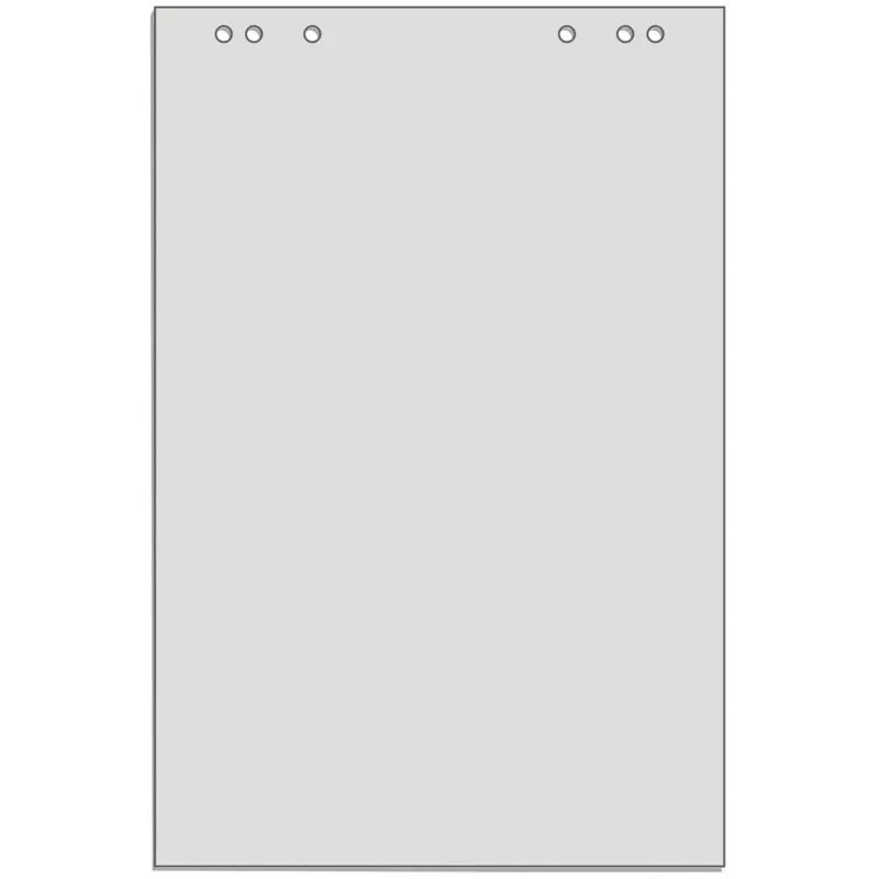 Бумага для флипчартов Attache Economy ECO 600х900 20л55-60гр.5 бл/уп