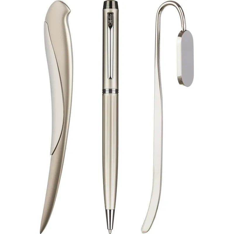 Набор пишущих принадл. ручка + закладка + нож для бумаги Ve-21S