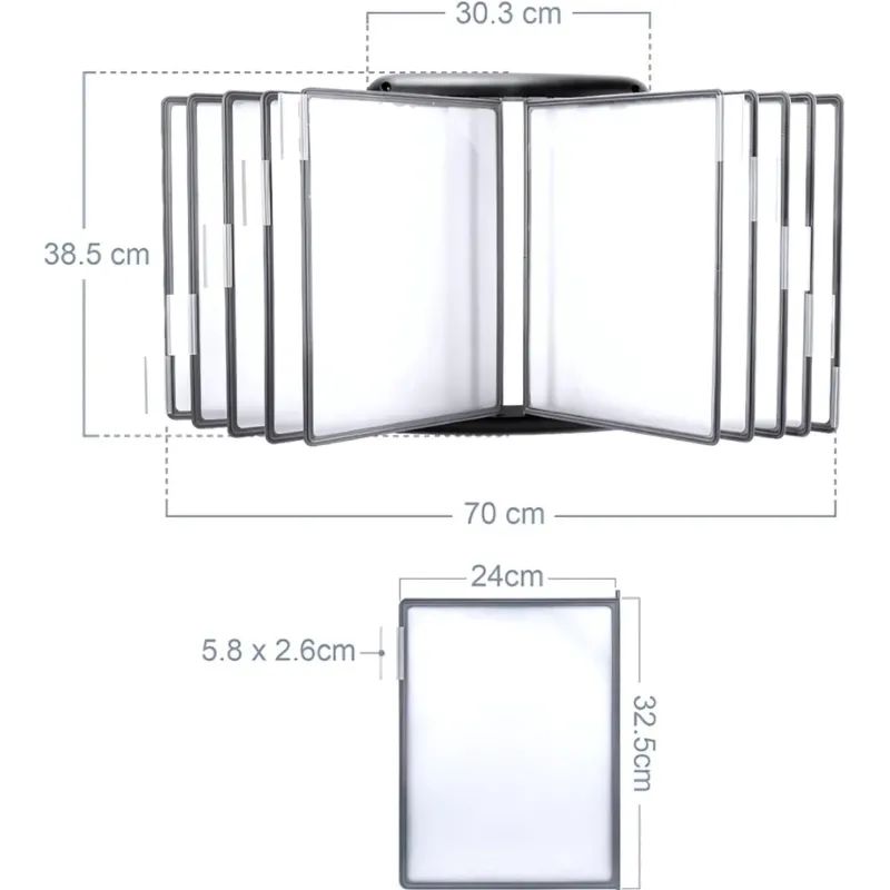 Демосистема настенная Promega office FDS012 10 пан., черный пластик